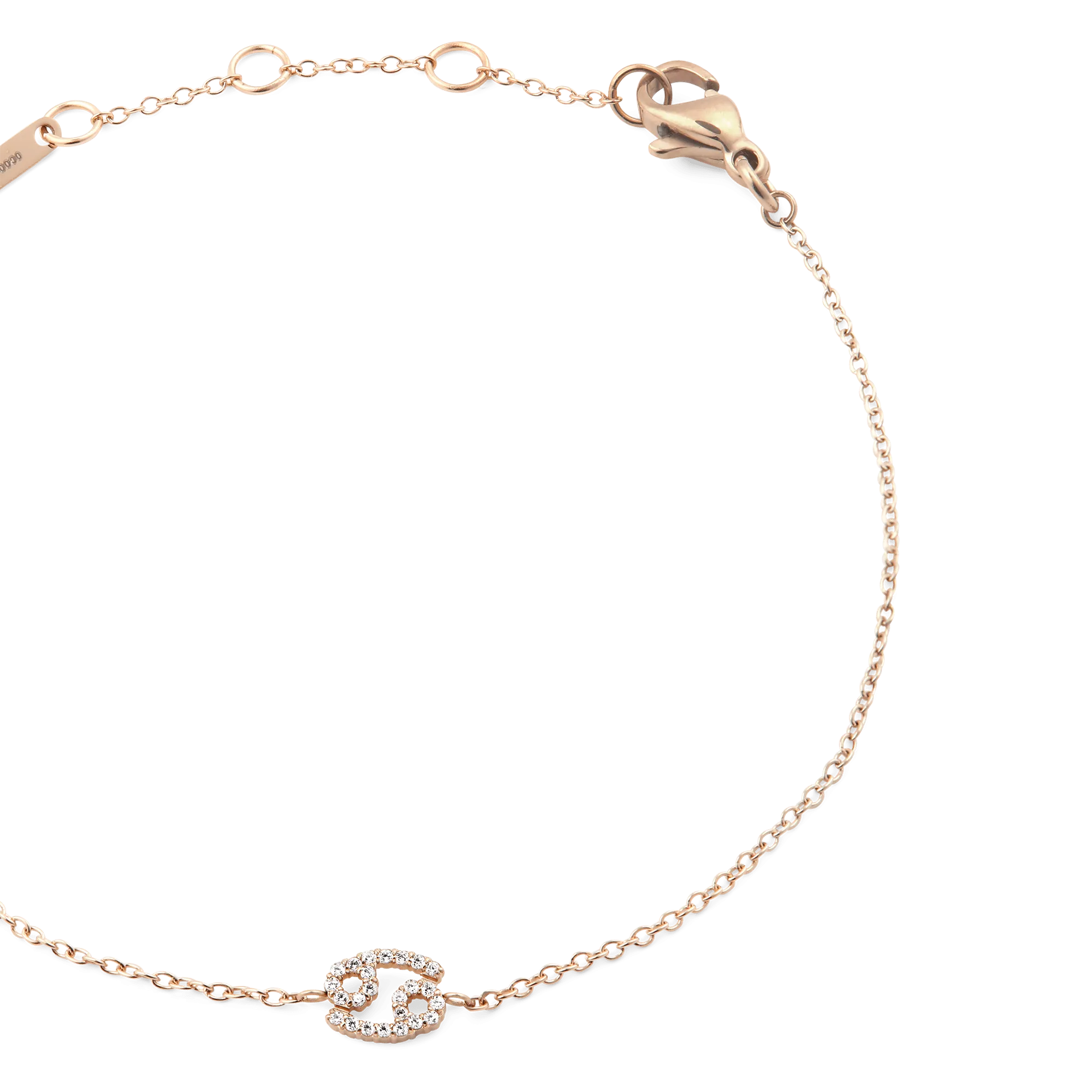 Crystal Zodiac Chain Bracelet Rose Gold Daniel Wellington