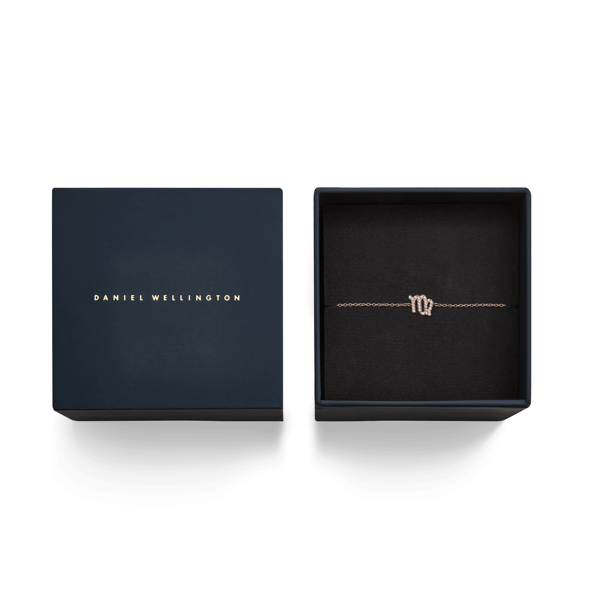 Crystal Zodiac Chain Bracelet Rose Gold Daniel Wellington