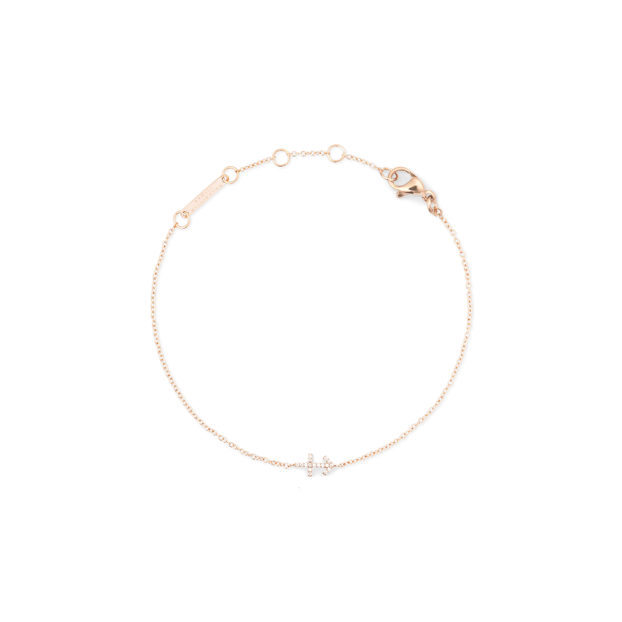 Crystal Zodiac Chain Bracelet Rose Gold Daniel Wellington