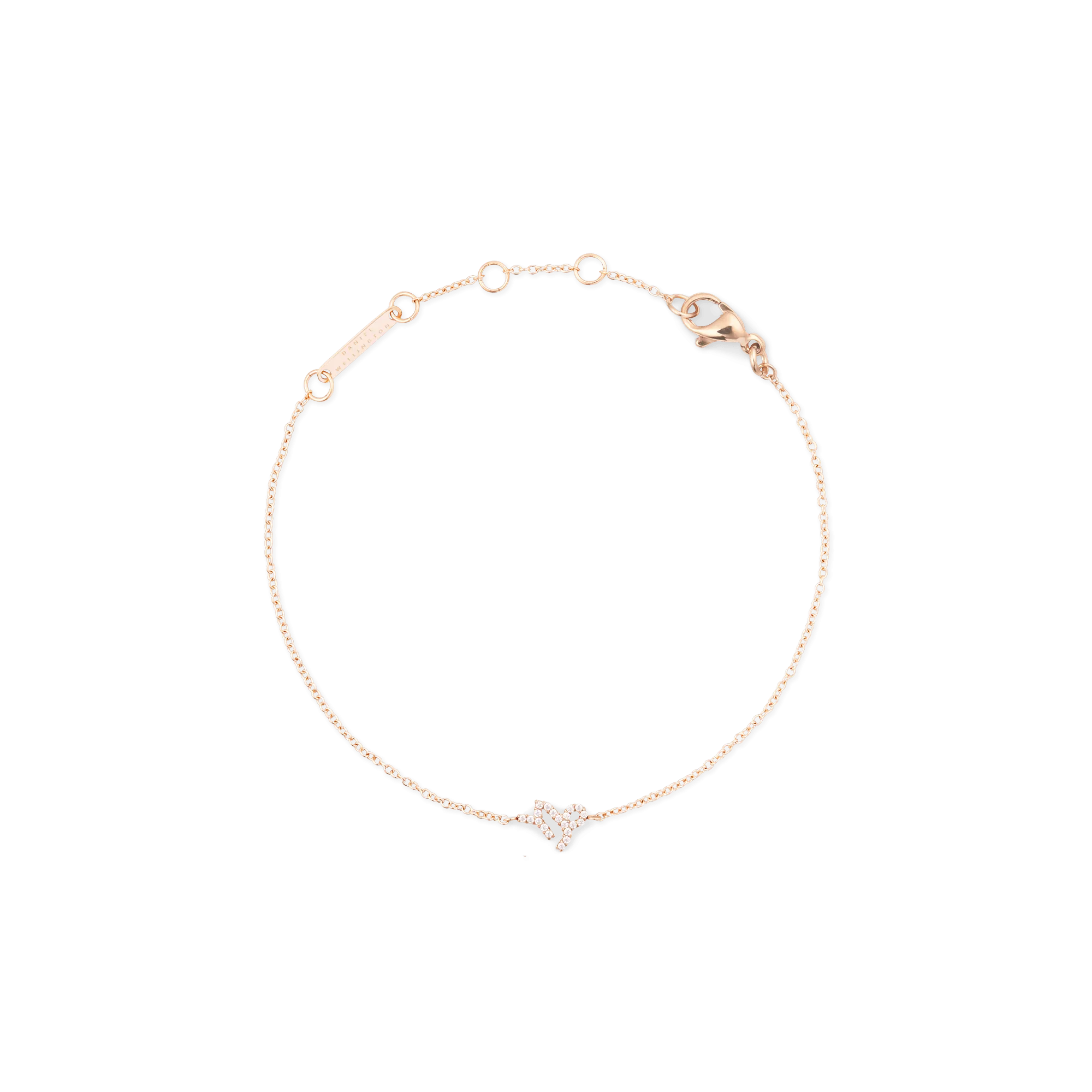 Crystal Zodiac Chain Bracelet Rose Gold Daniel Wellington