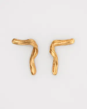 Cumaru  Gold Plated Earrings