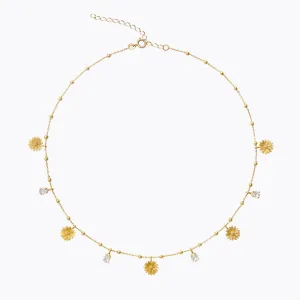 Daisy Multi Necklace / Crystal Caroline Svedbom