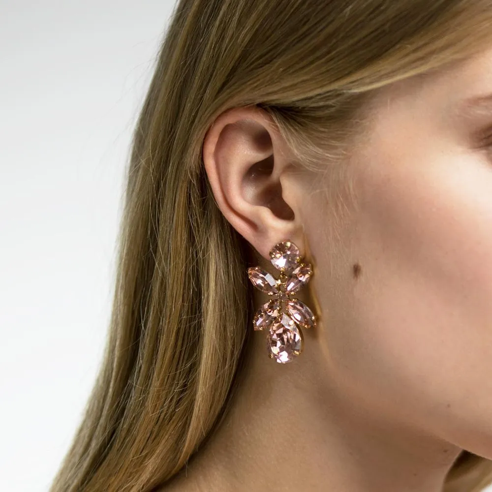 Dione Earrings / Vintage Rose Caroline Svedbom