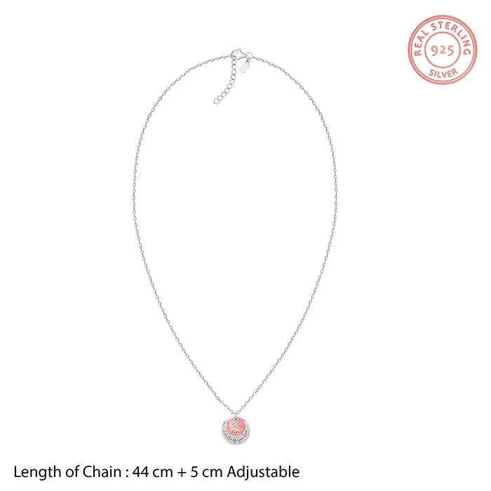 Dual Tone Rose Gold Personalised Layered Coins Name Necklace Giva