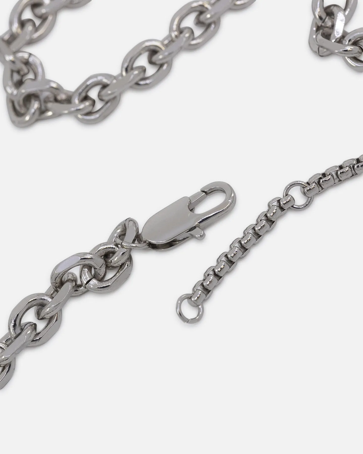 Ed Hardy Dragon Choker Chain Necklace Silver