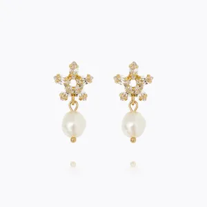 Emmy Earrings / Pearl   Crystal Caroline Svedbom