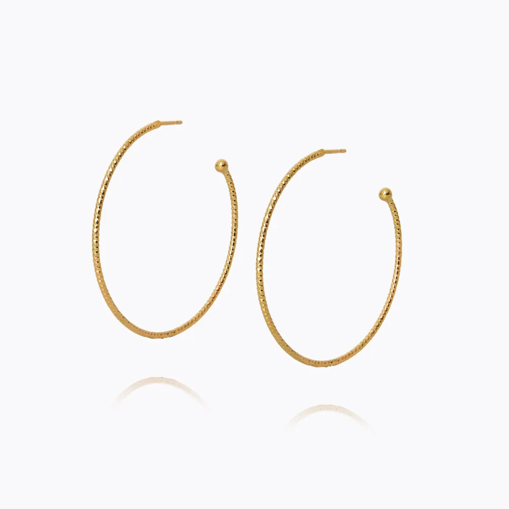 Evita Loop Earrings Caroline Svedbom