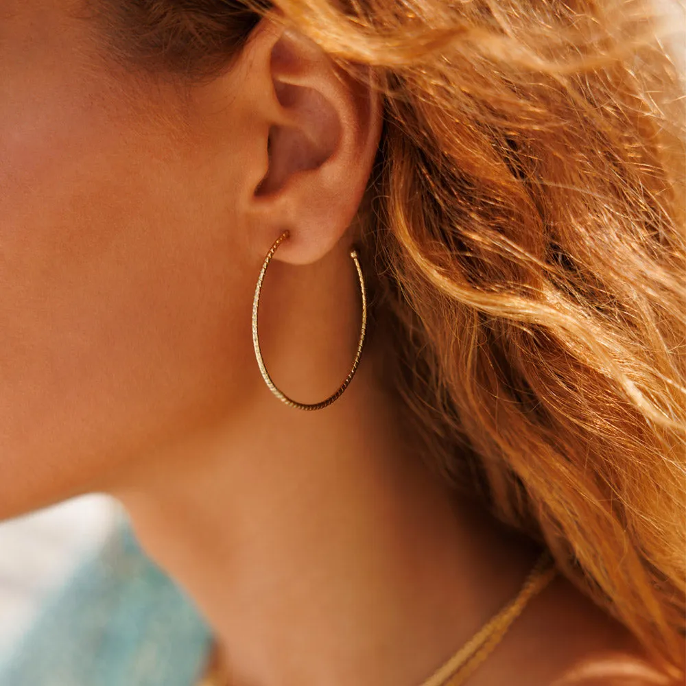 Evita Loop Earrings Caroline Svedbom