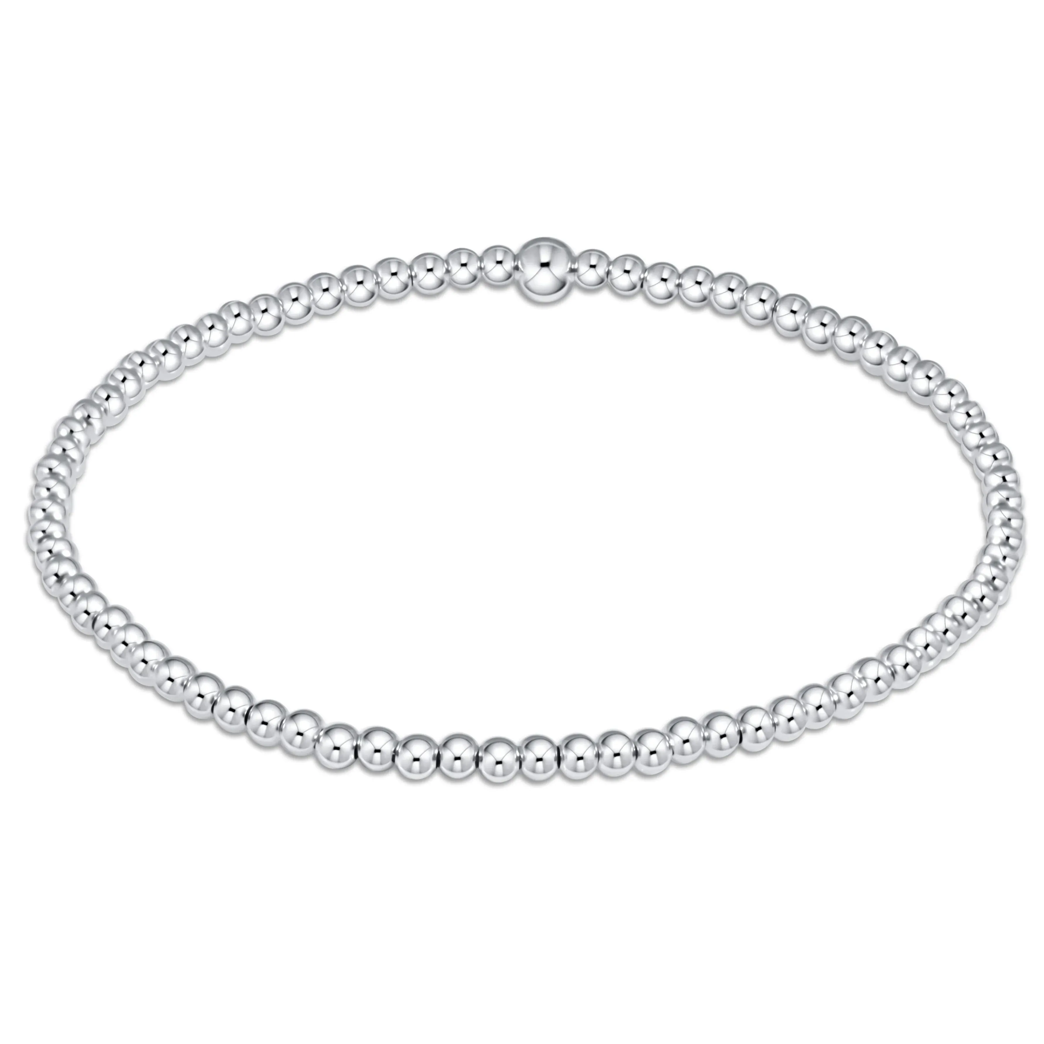 Extends Classic Sterling 2.5mm Bead Bracelet