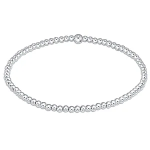 Extends Classic Sterling 2.5mm Bead Bracelet