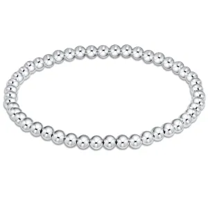 Extends Classic Sterling 4mm Bead Bracelet