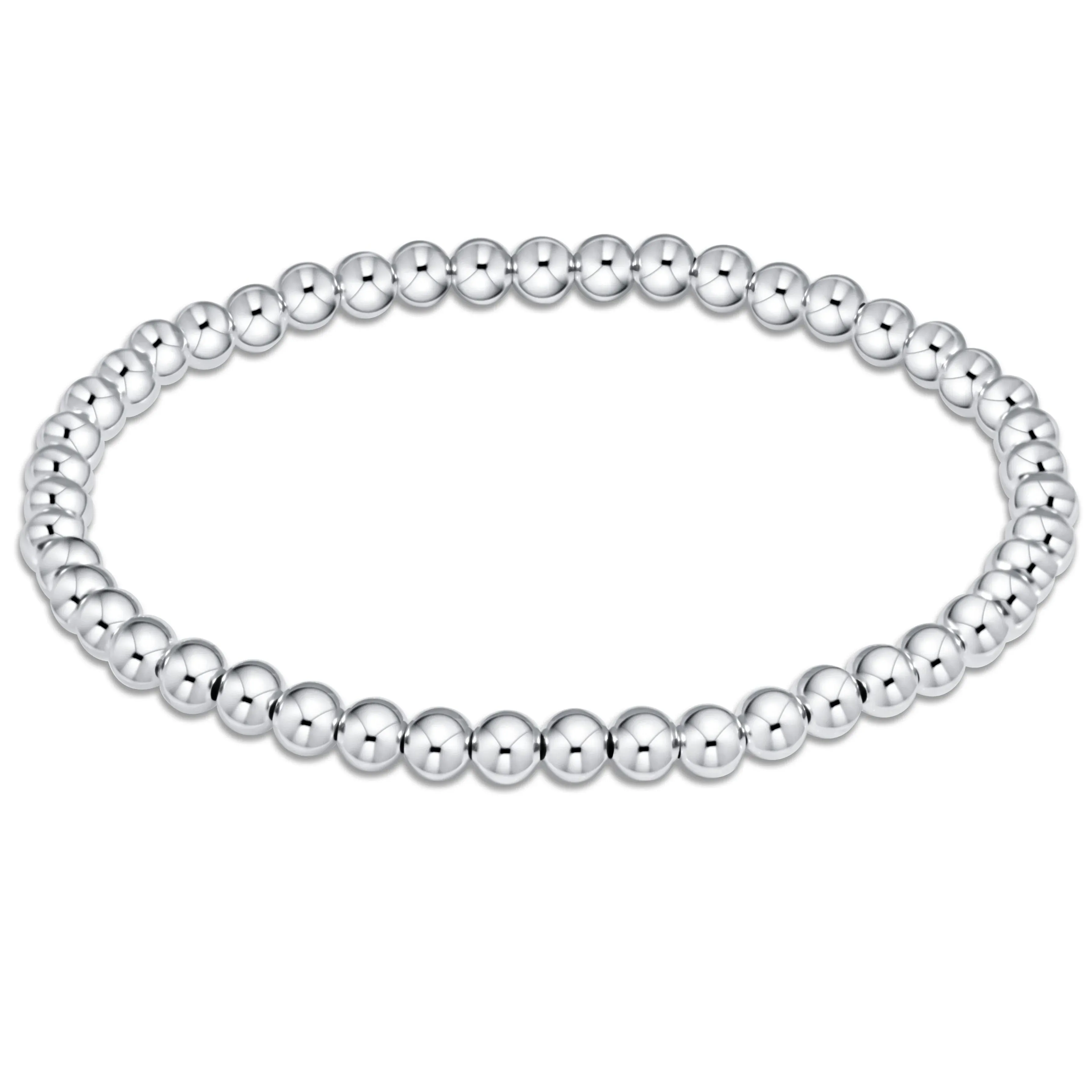 Extends Classic Sterling 4mm Bead Bracelet