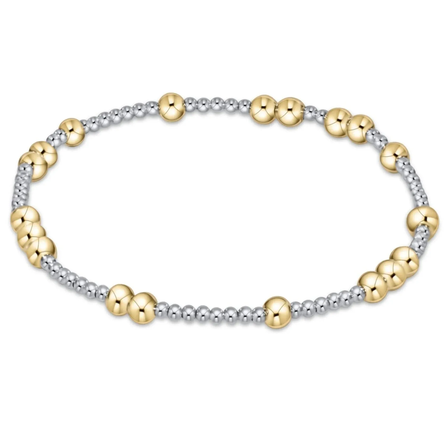 Extends Hope Unwritten 4mm Bead Bracelet Mixed Metal