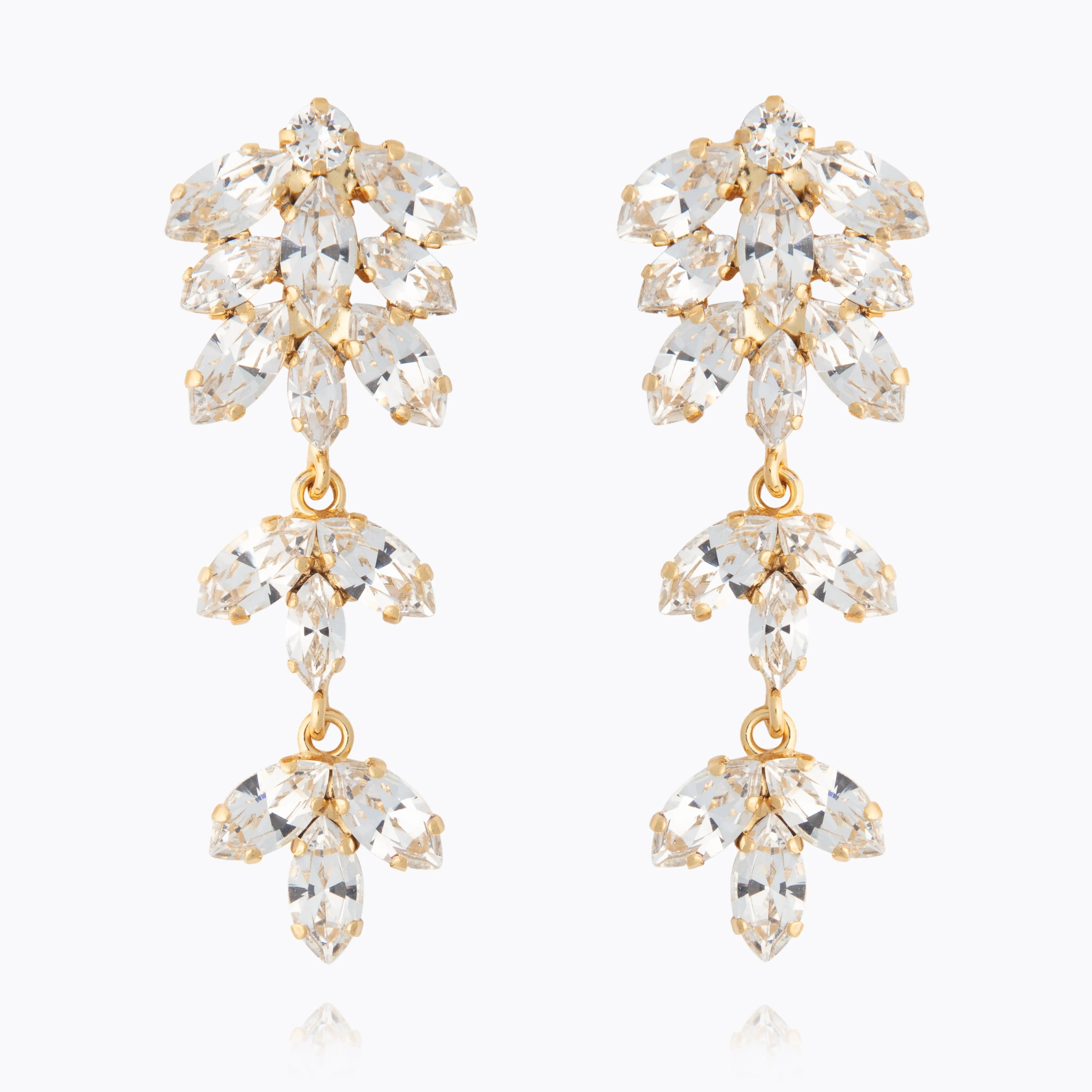 Falling In Love Earrings / Crystal Caroline Svedbom