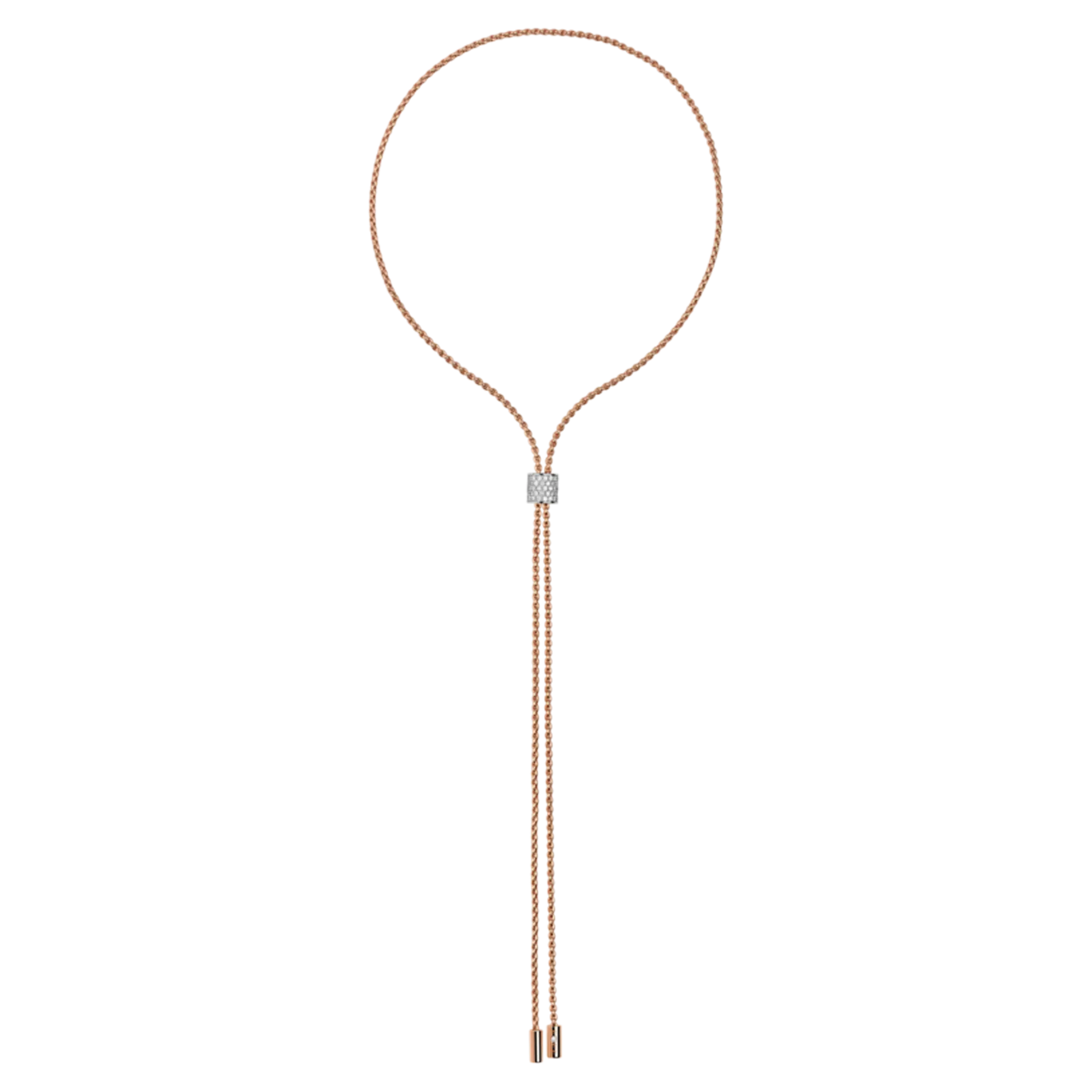 Fope 18ct Rose Gold 0.48ct Diamond Aria Necklace
