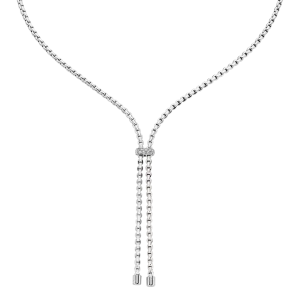 Fope 18ct White Gold 0.10ct Diamond Eka Necklace