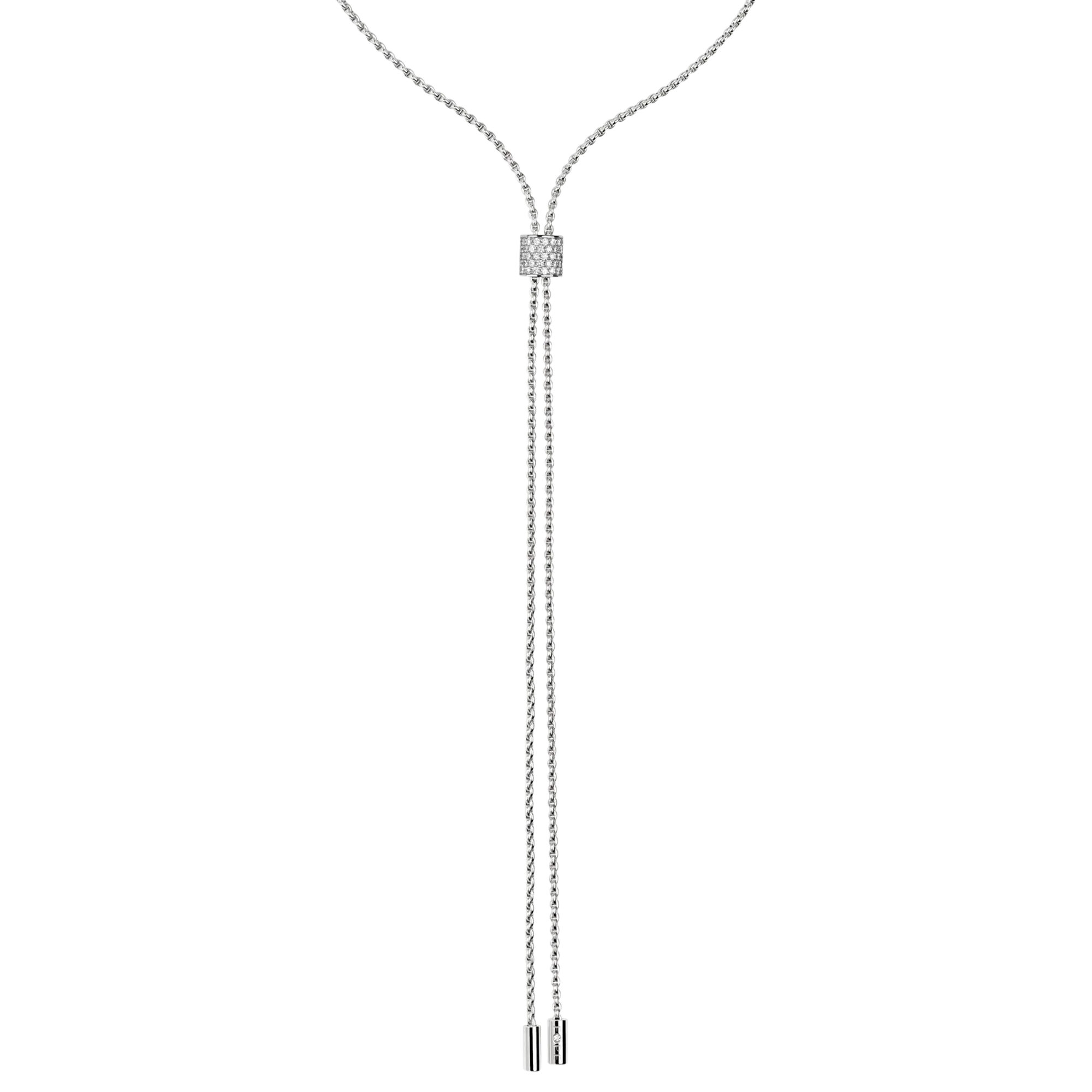 Fope 18ct White Gold 0.48ct Diamond Aria Necklace