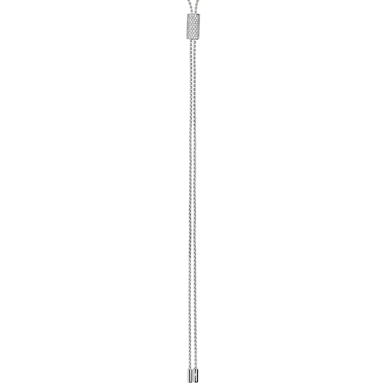 Fope 18ct White Gold 1.06ct Diamond Aria Lariat Necklace