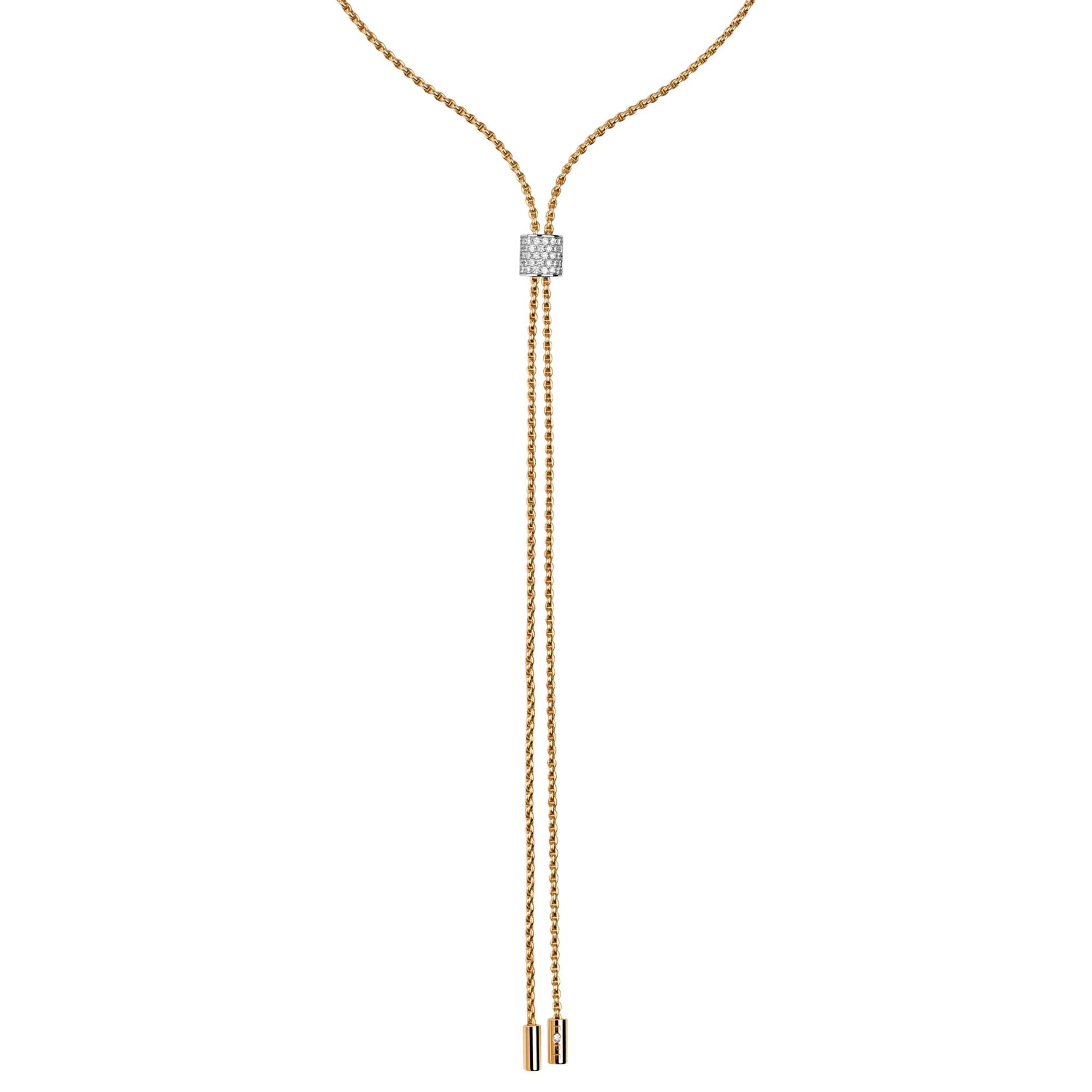 Fope 18ct Yellow Gold 0.48ct Diamond Aria Necklace