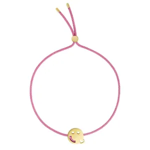 FRIENDS Pucker / Red 18K Gold Plated or Silver Bracelet