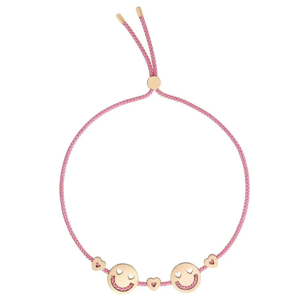 FRIENDS Smitten 2 Hearts 18K Gold Plated Bracelet
