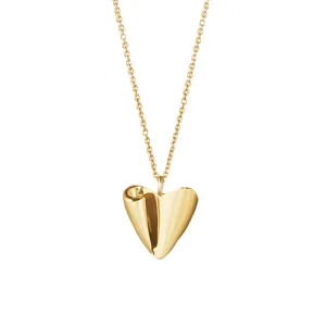 Georg Jensen 2024 Heart 18ct Yellow Gold Necklace