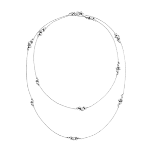 Georg Jensen Moonlight Grapes Sautoir Sterling Silver Necklace