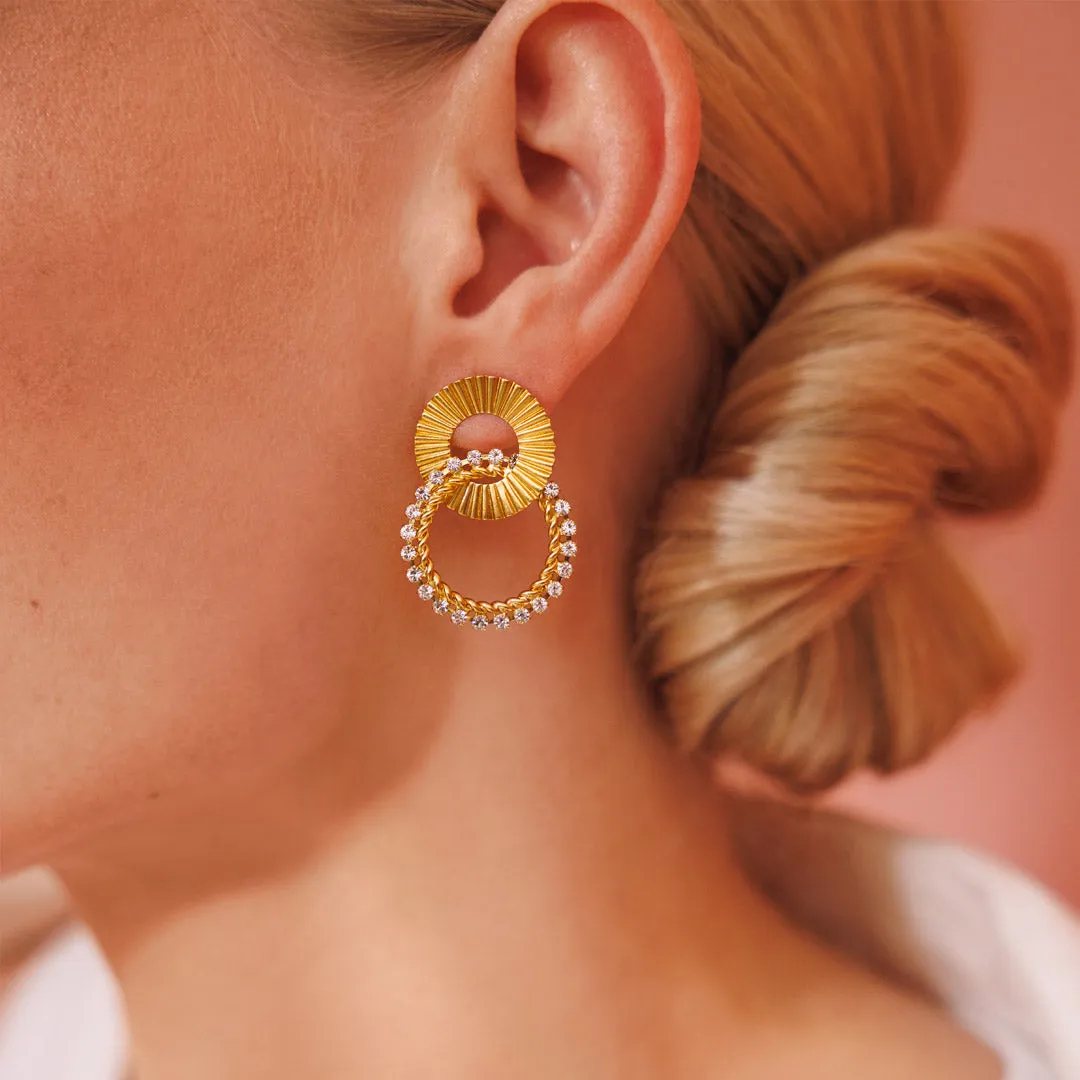 Gianna Earrings / Crystal Caroline Svedbom