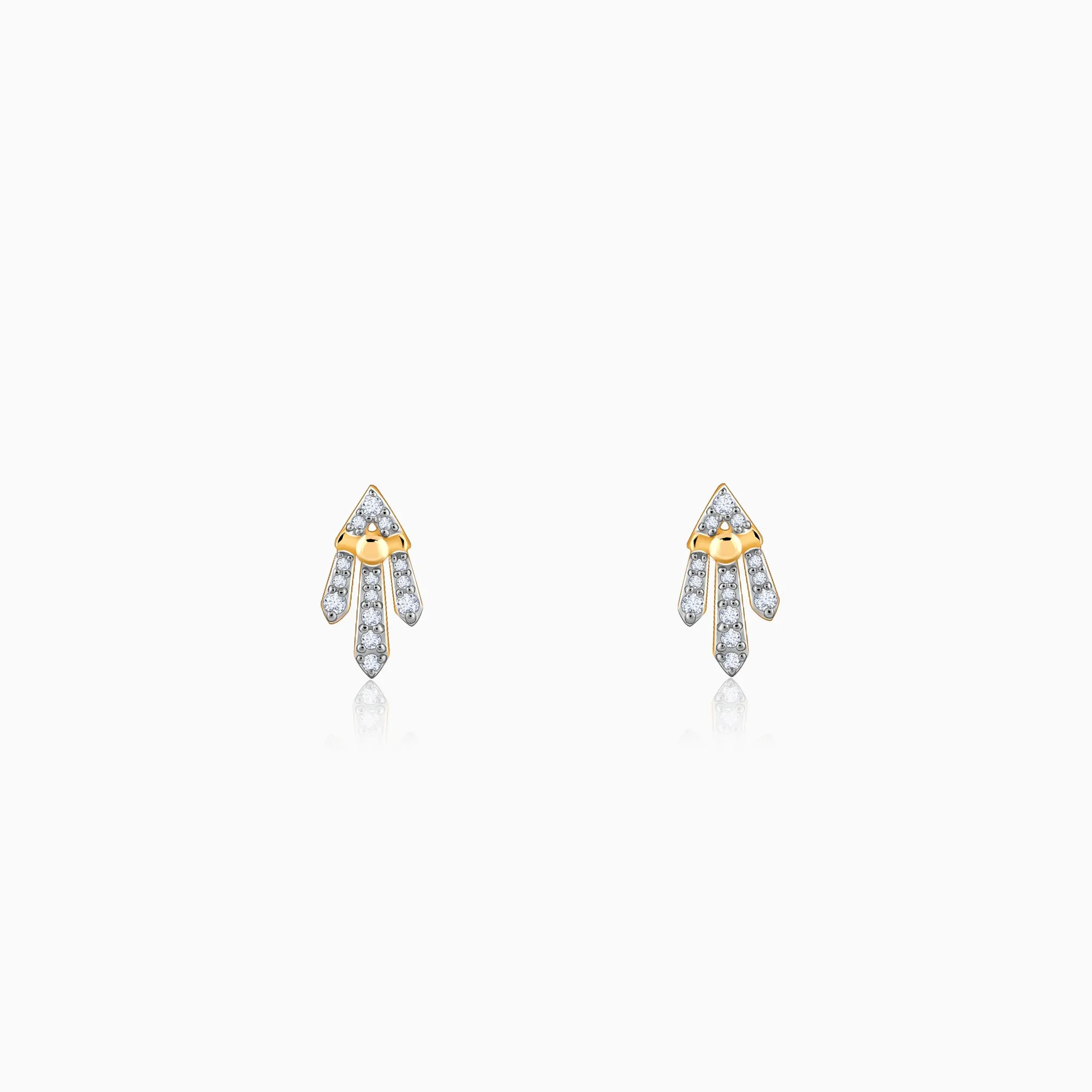 Gold Aspire Diamond Earrings Giva