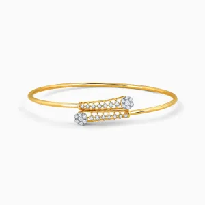 Gold Celeste Diamond Cuff Bracelet Giva