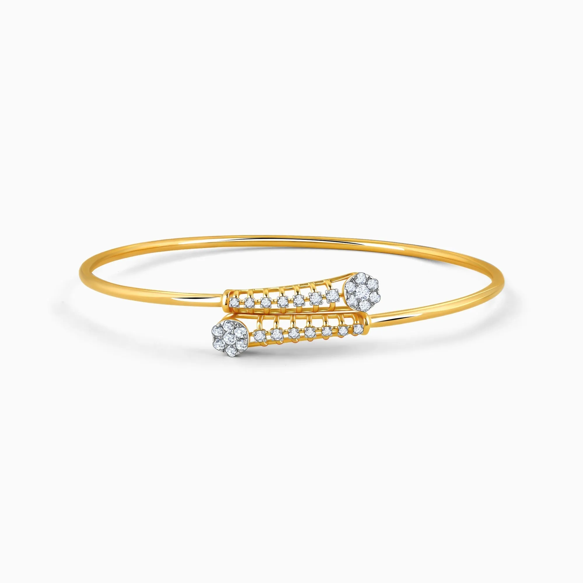 Gold Celeste Diamond Cuff Bracelet Giva