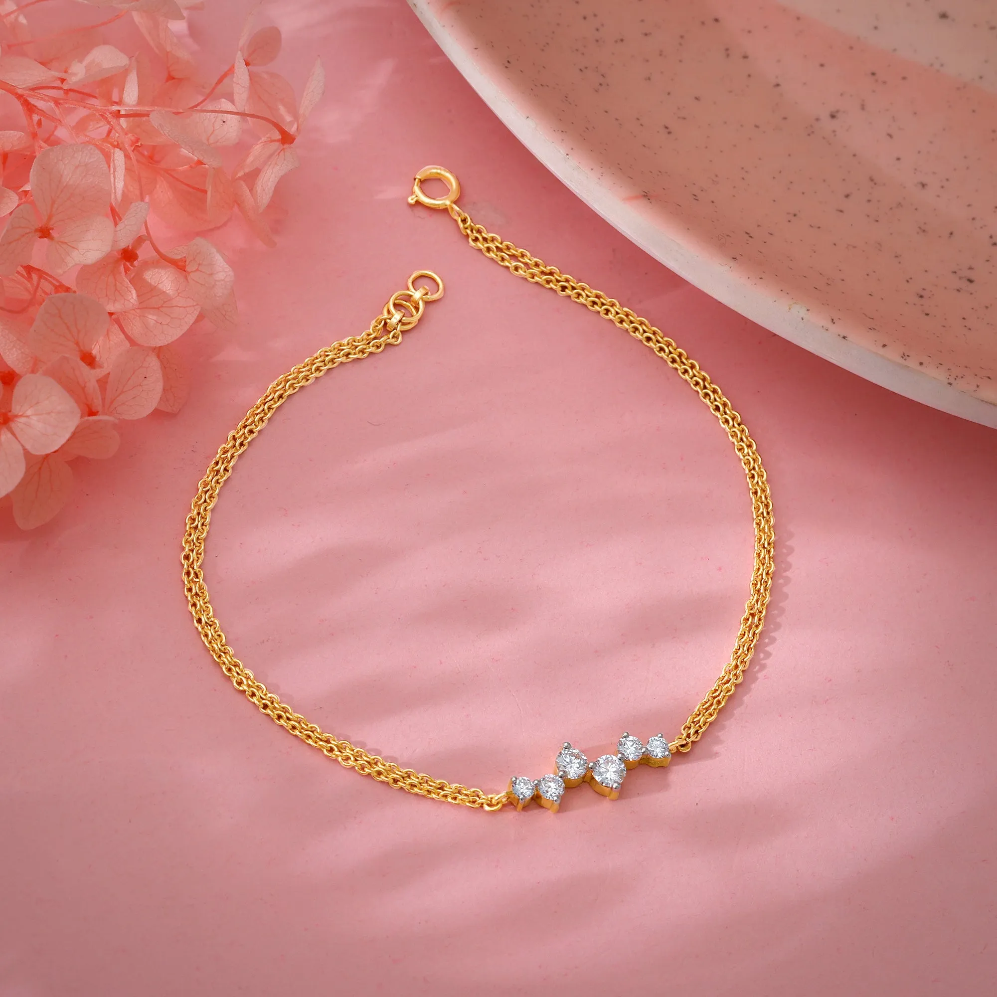 Gold Cirra Diamond Bracelet Giva