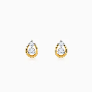 Gold Glow Forever Diamond Earrings Giva