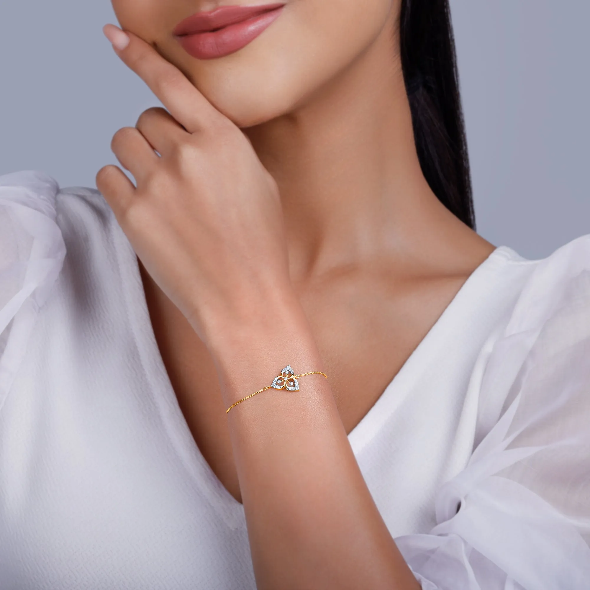 Gold Jasmine Diamond Bracelet Giva