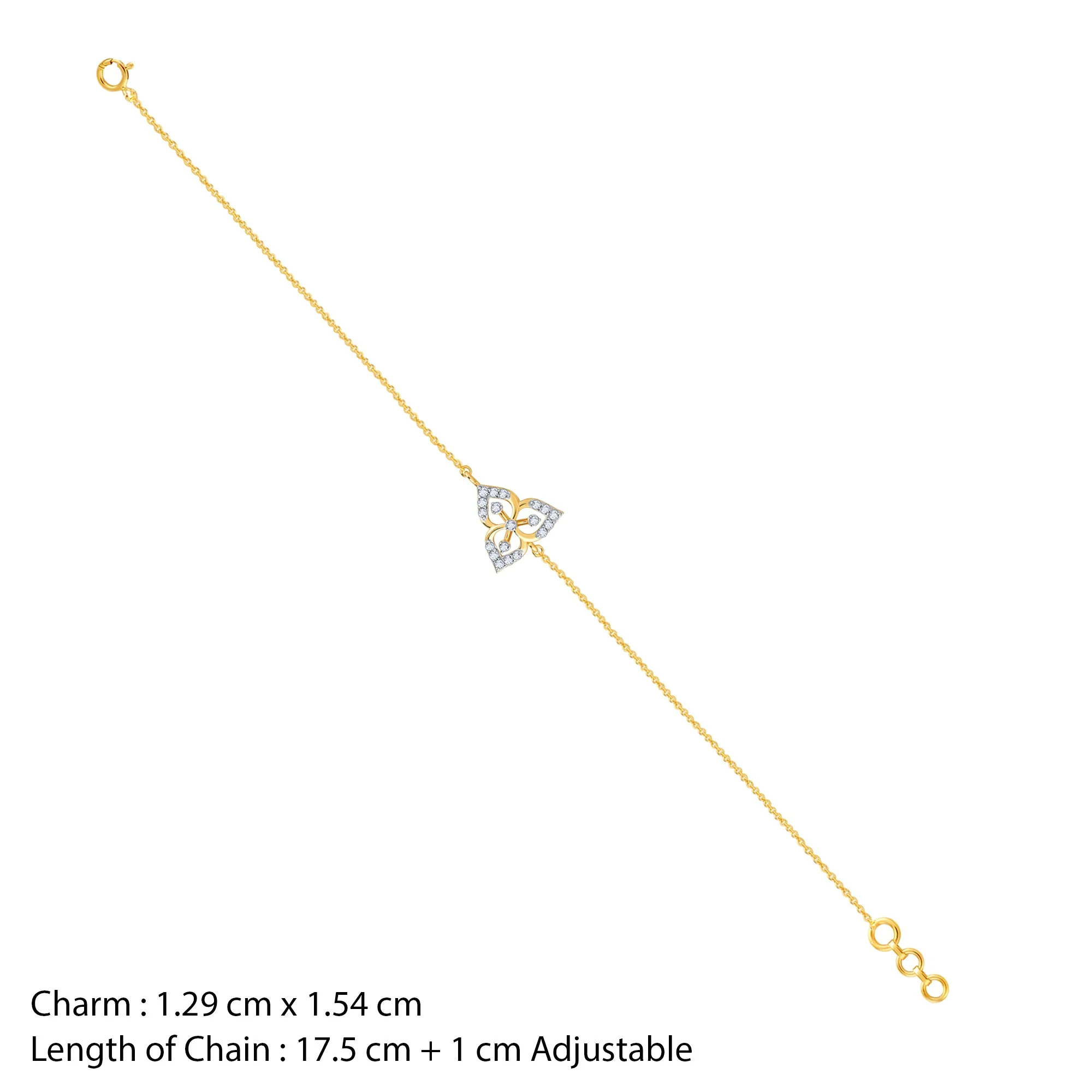 Gold Jasmine Diamond Bracelet Giva