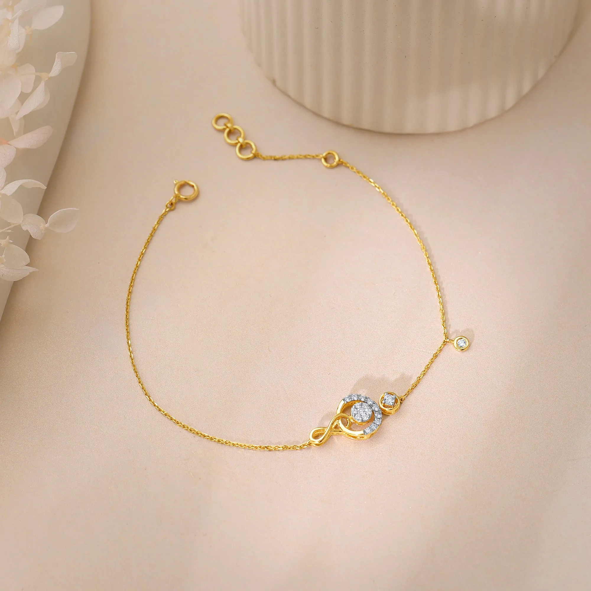 Gold Melodic Serenade Diamond Bracelet Giva