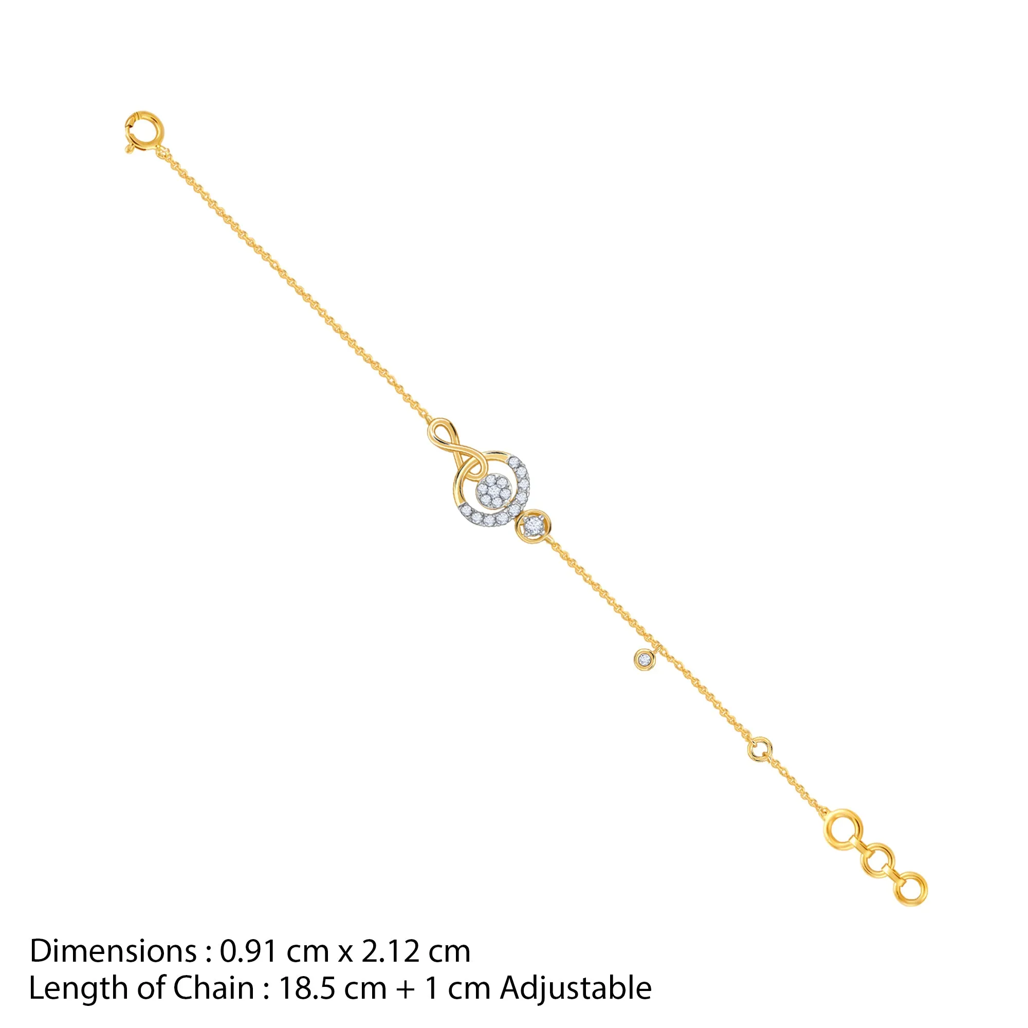 Gold Melodic Serenade Diamond Bracelet Giva