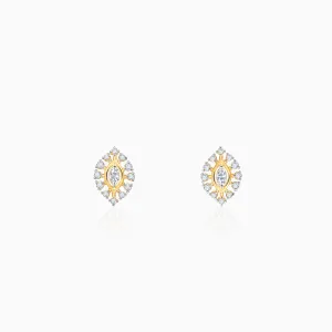 Gold Sparklestorm Diamond Earrings Giva