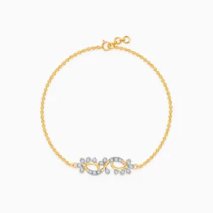Gold Twinkling Twine Diamond Bracelet Giva