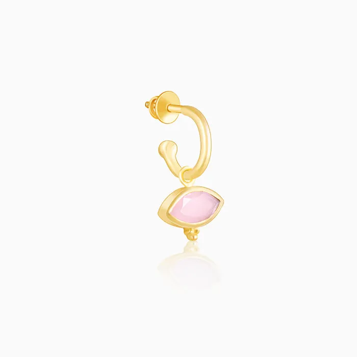 Golden Classic Pink Earrings Giva