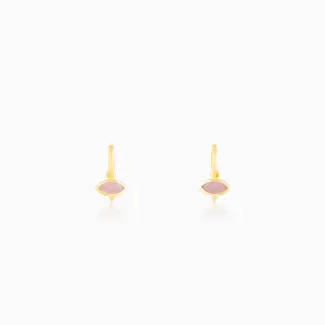 Golden Classic Pink Earrings Giva