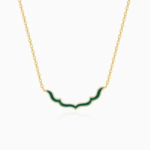 Golden Emerald Nawab Necklace Giva