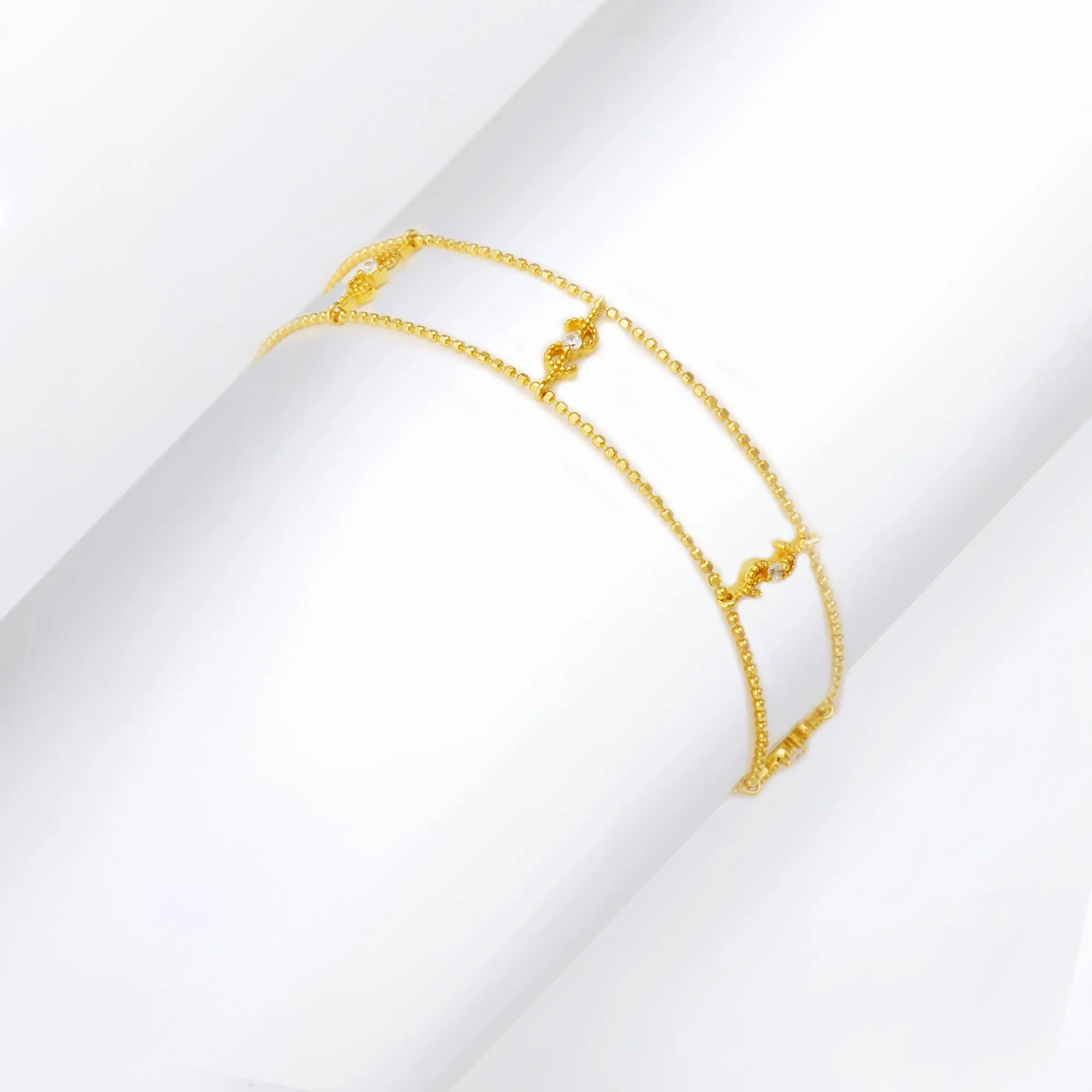 Golden Gutsy Statement Bracelet Giva