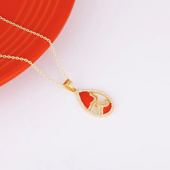 Golden Royal Heritage Pendant with Link Chain Giva