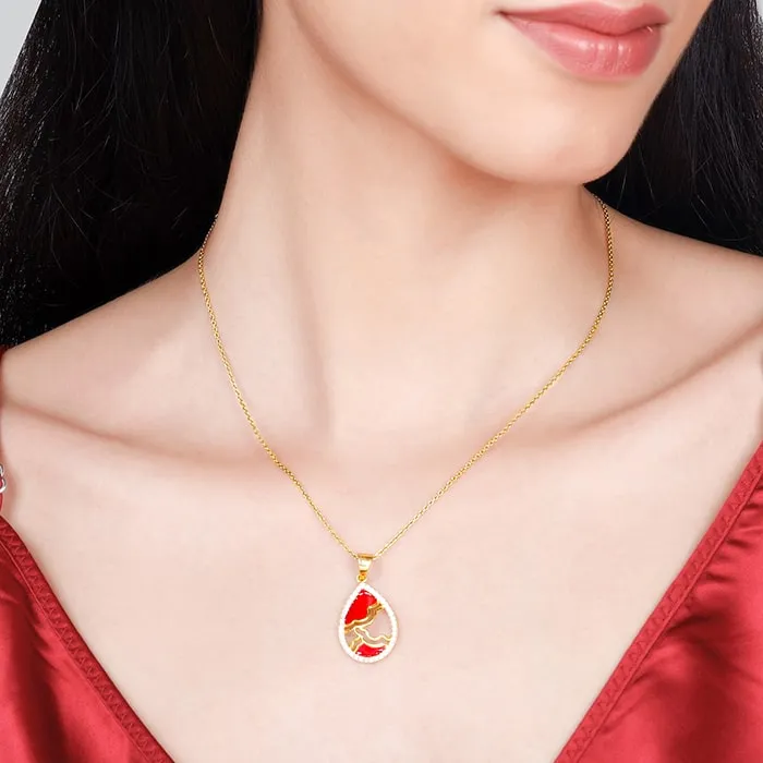 Golden Royal Heritage Pendant with Link Chain Giva