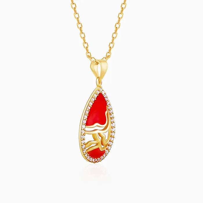 Golden Royal Heritage Pendant with Link Chain Giva