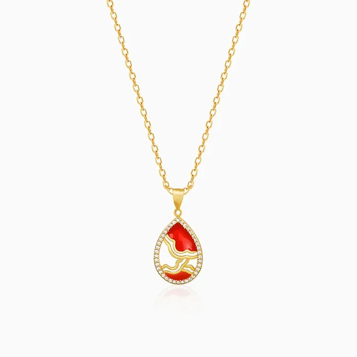 Golden Royal Heritage Pendant with Link Chain Giva