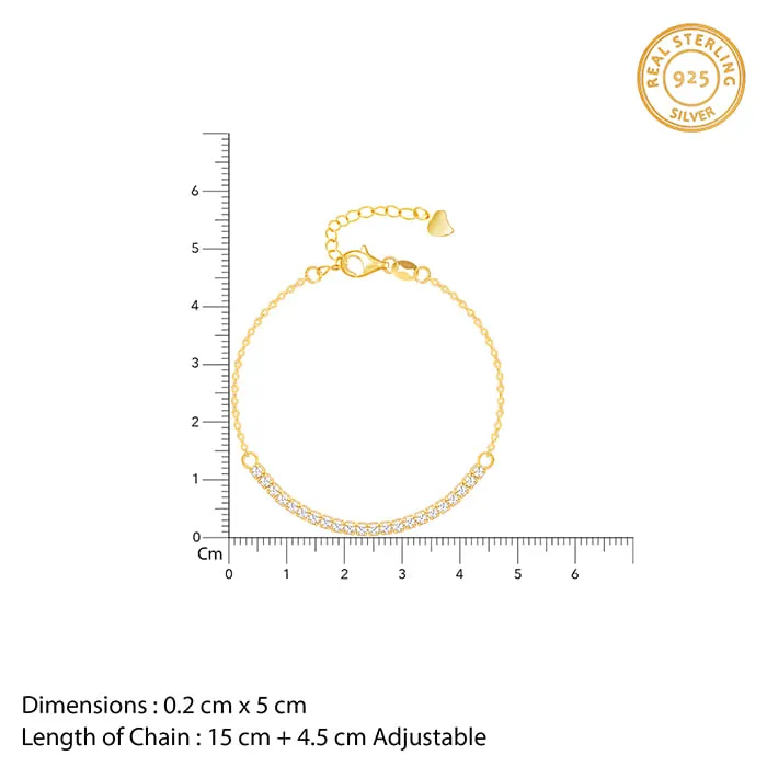 Golden Zircon Joy Tennis Bracelet Giva