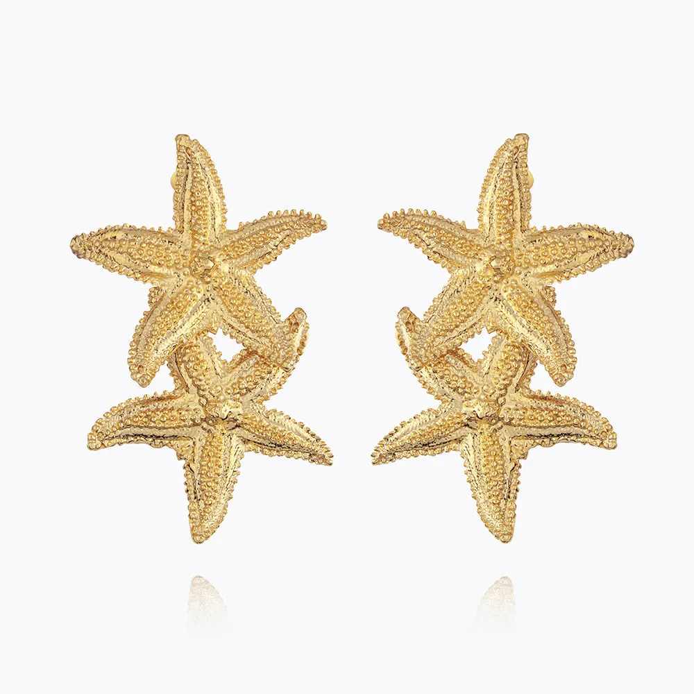 Grande Sea Star Earrings Caroline Svedbom