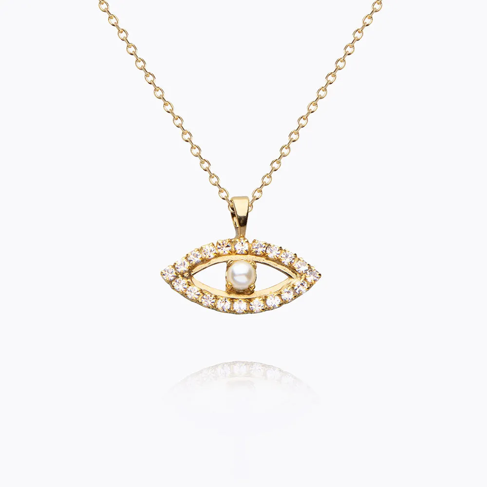 Greek Eye Pearl Necklace Caroline Svedbom